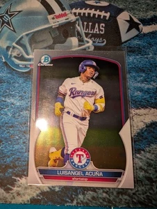 2023 Bowman Chrome Prospects #BCP104 Luisangel Acuna~🍎 N.Y METS Phenom🍎FREE SH - Picture 1 of 4