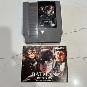 Batman Returns (Nintendo Entertainment System, 1992) NES  Video Game - Manual - Picture 1 of 7