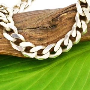 Sterling Silber 925 schwere kubanische Kette Glieder Halskette 20 1/4" - Bild 1 von 5