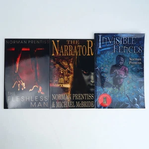 Norman Prentiss - 3 Book Lot - Invisible Fences, The Narrator...(Cemetery Dance) - Imagen 1 de 5