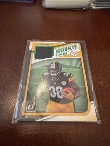 2018 Panini Donruss Rookie Threads Green Jaylen Samuels #34 RC - Picture 1 of 2