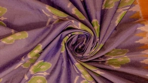 Patola Sari Vintage Stoff Handgewebte Material Schneiderei Nähen PTS1005 - Picture 1 of 8