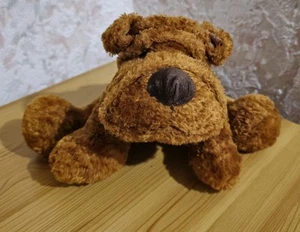 Russ Berrie brauner Welpe Hund Wagga 9 Zoll Stofftier Plüschtier - Bild 1 von 2
