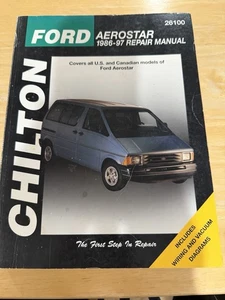 chiltons repair manual Ford Aerostar 1986-97 - Foto 1 di 3