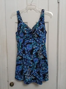 SWIMSUITS FOR ALL WOMEN'S SWIM DRESS, Size 14 One Piece Bathing Suit C9 - Picture 1 of 7