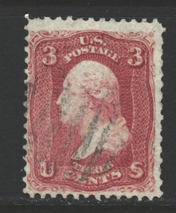 USA Stamp 1864 Scott # 65 Washington 3 Cents Very Light Used VF - Picture 1 of 1