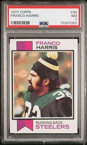1973 Topps #89 Franco Harris RC PSA 7 Pittsburgh Steelers HOF Penn State - Picture 1 of 1