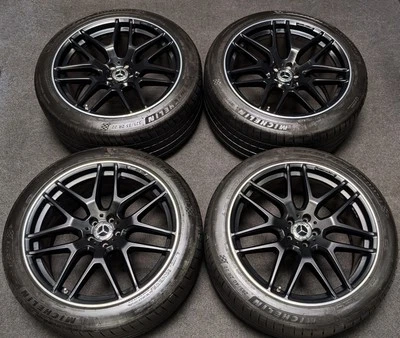 4 Genuine Mercedes Benz GLE63 S Coupe AMG 22" OEM Wheels & Tires GLE43 Rims - Image 1 of 4