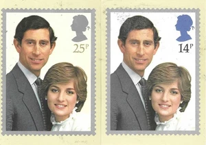 GB - 2 x PHQ Cards- Royal Wedding - 22.07.81 - (25-2051) - FDC Bristol Postmark - Picture 1 of 1