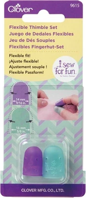 Clover I Sew For Fun Flexible Thimble Set 2/Pkg - Image 1 of 3