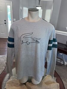 Lacoste Mens Long Sleeve Sleep Top Size XL New Without Tags