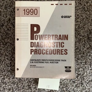 1990 POWERTRAIN DIAGNOSTICS PROCEDURES 3.0L ELECTRONIC FUEL INJECTION - Picture 1 of 4