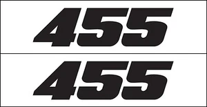 455 HP Engine Decal Graphic fits Chevy, Buick, Oldsmobile, Pontiac - Picture 1 of 1