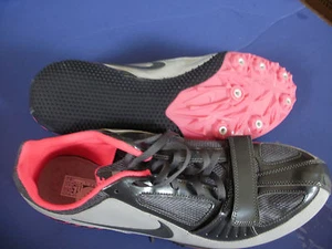 NIKE Track & Field~ZOOM RIVAL S~Gray & Pink Running Shoes~Men's 11.5~NEW - Picture 1 of 2