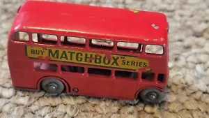 Vintage 1950’s Moko MATCHBOX LESNEY 5 London Double Decker Bus - No Box - Picture 1 of 9