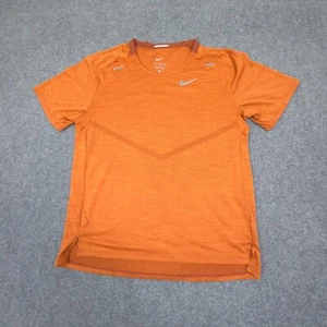 Nike Shirt Kids SMALL Orange Dri Fit ADV Short Sleeve T Shirt Running Size S - Picture 1 of 9