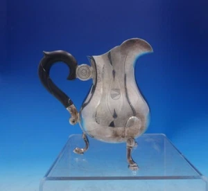 Jezler Swiss .800 Silver Creamer with Ebony Handle #1703 4" x 4" (#3935) - Picture 1 of 7