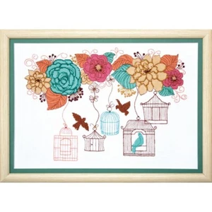 Gezähltes Kreuzstich-Set Frühling Fantasy Zum Selbermachen unbedruckt Leinwand Kristallkunst ВТ-1002 - Bild 1 von 1