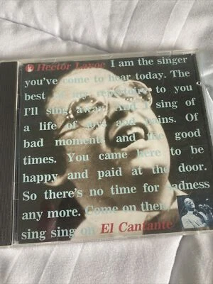 Hector Lavoe  El Cantante OOP CD, 1990 Charly 205 Fania ~ Check The Songs! Foto 1 de 4