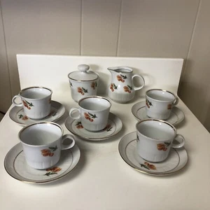 VINTAGE ""COLDITZ"" CP DEMOKRATISCHE REPUBLIK DEUTSCHE DEMITASSE SET 13-teilig - Bild 1 von 8