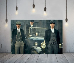 PEAKY BLINDERS 5- ENMARCADO LONA ARTE DE PARED CLÁSICO ESPECTÁCULO IMAGEN PAPEL IMPRESIÓN - NEGRO - Imagen 1 de 17