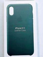 Forest Green Real Original Apple Leather Case iPhone XS