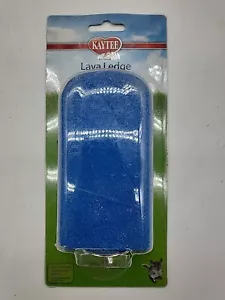 Kaytee Blue Lava Ledge Play and Nibble Landing Perch for Small Animals - Picture 1 of 2