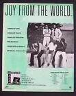 Third World Hold The Love Us Tour Short Print 1987 Poster Type Advert, Promo Ad
