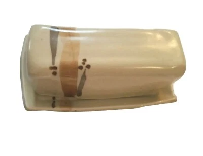 Design Handmade Abstract Ceramic Pottery Butter Dish 2 Piece  - Image 1 of 4
