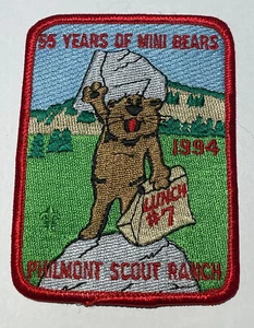 Philmont 1994 55 Jahre Mini Bears Pfadfinder Patch BC7 - Bild 1 von 1