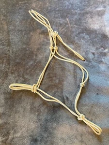 Horse 1/4" Yacht Rope Natural Horsemanship Training Halter- Tan - Picture 1 of 5