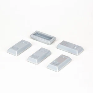 5x LEGO® Barren Goldbarren Ingot 1x2 hellgrau (99563) (Light Bluish Gray) NEU - Picture 1 of 1