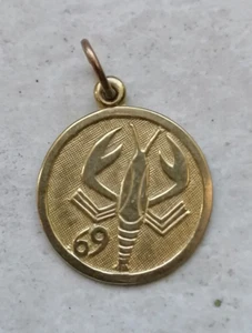 Pendant Zodiac Signs "Cancer" Gold 333 - Picture 1 of 5