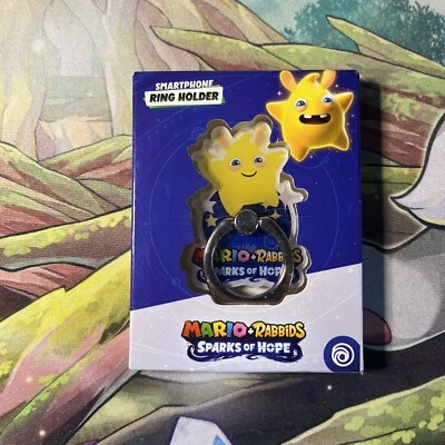 Mario + Rabbids Sparks Of Hope Smartphone Ring Holder New - Image 1 of 4