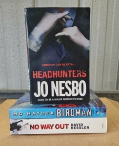 3 Suspense Thriller Mystery Book Bundle - Headhunters, Birdman, No Way Out - Foto 1 di 6