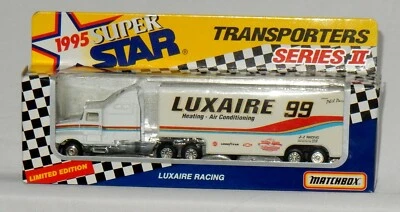 Matchbox 1995 Racing Super Stars #99 Luxaire Racing Transporter New - Image 1 of 3