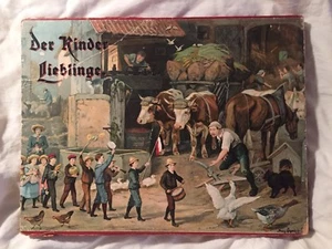 Der Kinder Lieblinge 10-Blatt-Leporello von August Specht ca. 1895. Sehr selten - Picture 1 of 11