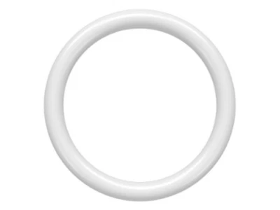 LEGO x71 WHITE Rubber Belt Small (Round Cross Section) - Approx. 2 x 2 - Bild 1 von 2