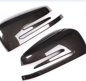 For 13-18 MB A Class W176 Side View Mirror Housing Carbon Fiber Print - Picture 1 of 3