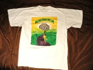 1995 Pit Run Tee Shirt 2nd Year - Size L - Oneonta, NY - Screen Stars Brand - Picture 1 of 5