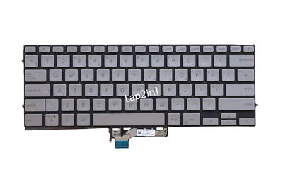 New Asus ZenBook 14 UX431F UX431FA UX431FL UX431FN UM431DA Keyboard UK Backlit - Image 1 of 2
