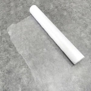 50m x 75cm White Organza Roll Sheers Fabric Swag Crystal Tulle Wedding DIY - Picture 1 of 1