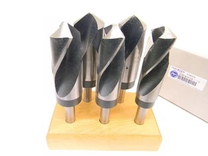 New Toolmex Silver & Deming 5 pc Drill Set 1" to 1-1/2" x 1/8ths 5-166-510 - Picture 1 of 1