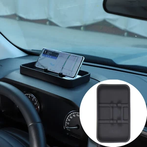 TPE Black Car Dashboard Storage Box Organizer Tray For Ford Maverick 2022-2024 - Picture 1 of 12