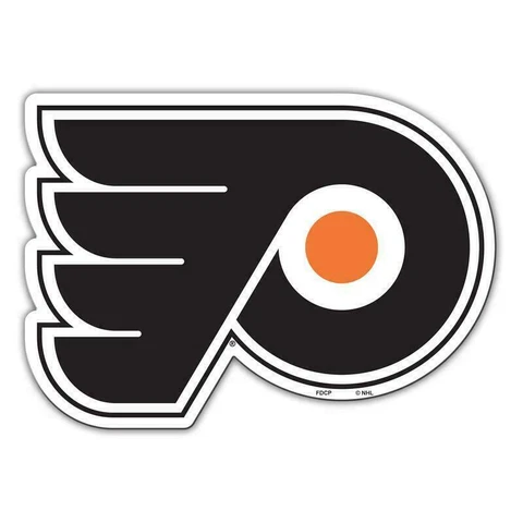 Philadelphia Flyers Laser Cut Logo Steel Magnet Authentic Street Signs 4" MadUSA Cover