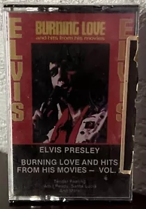 ELVIS PRESLEY BURNING LOVE AND HITS FROM HIS MOVIES VOL. 2 cassette ALBUM 1972 - Picture 1 of 4