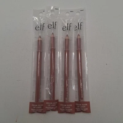 4 Pack e.l.f. Cream Glide Lip Liner, Highly-Pigmented Pencil For Shaping & - Image 1 of 4