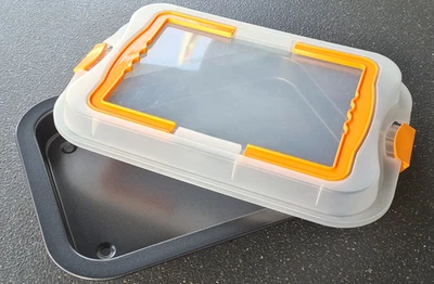 Kuchenblech Kuchenform Backform Backblech mit Deckel - Bild 1 von 3