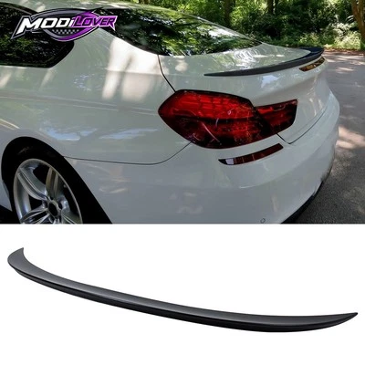 Fits 12-19 BMW 6 Series F13 F06 Gran M6 Style Painted Black #416 Trunk Spoiler - Image 1 of 4