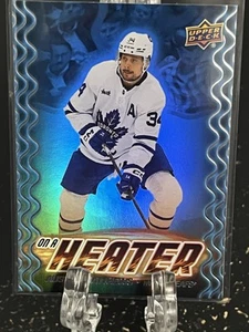 AUSTON MATTHEWS----2024-25 UPPER DECK----ON A HEATER----MAPLE LEAFS - Imagen 1 de 2